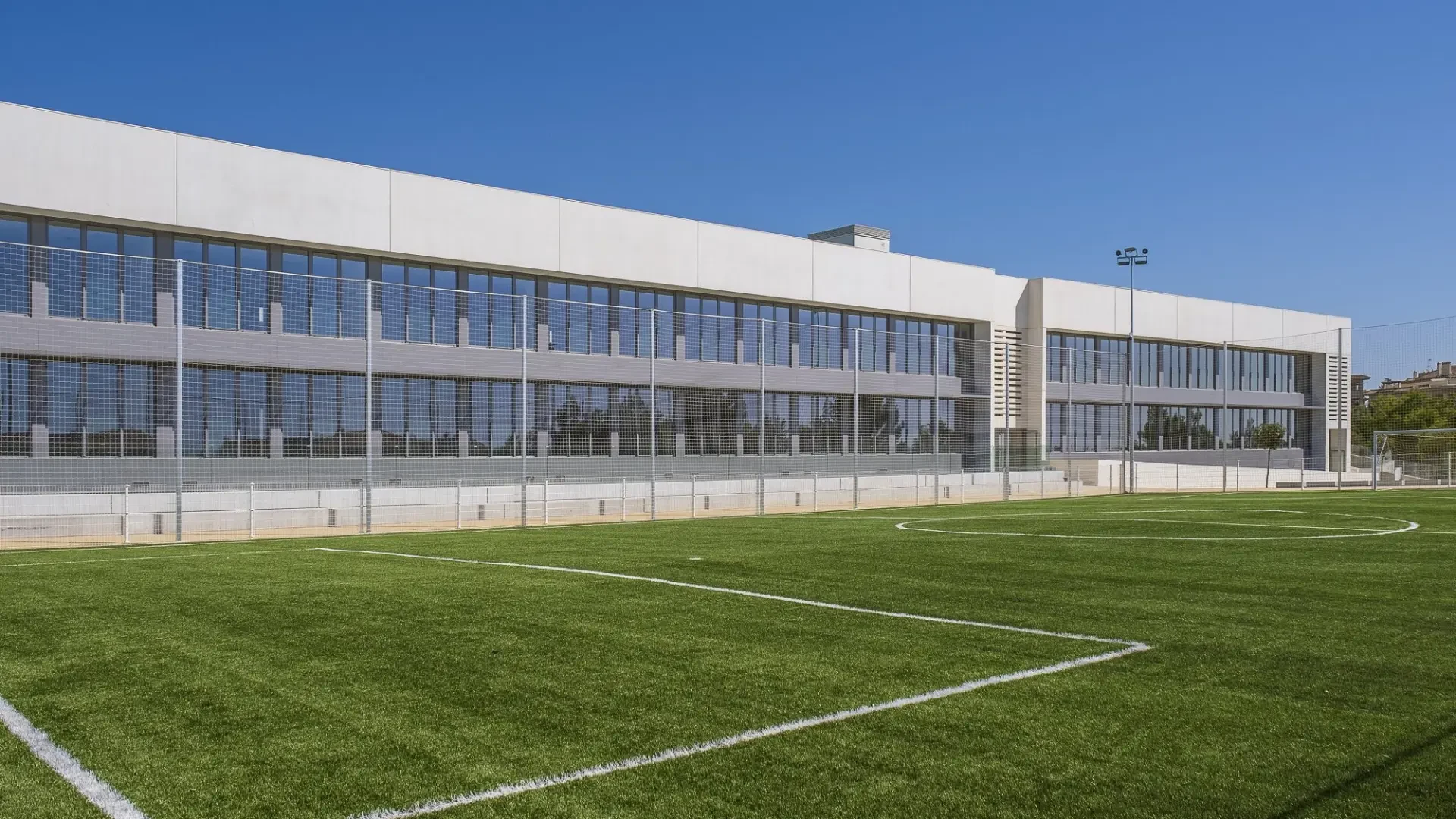 Atlas American School campus and sports field in the Selwo area of Estepona