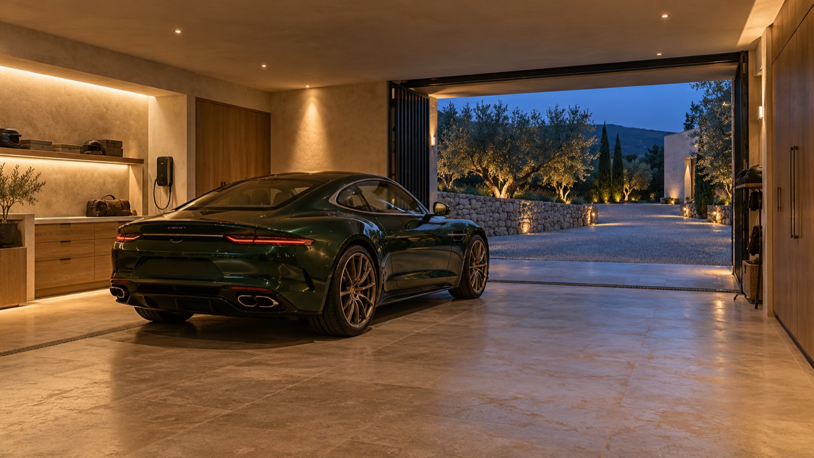 Ascari Club Ronda illustrated secure garage and private driving lifestyle